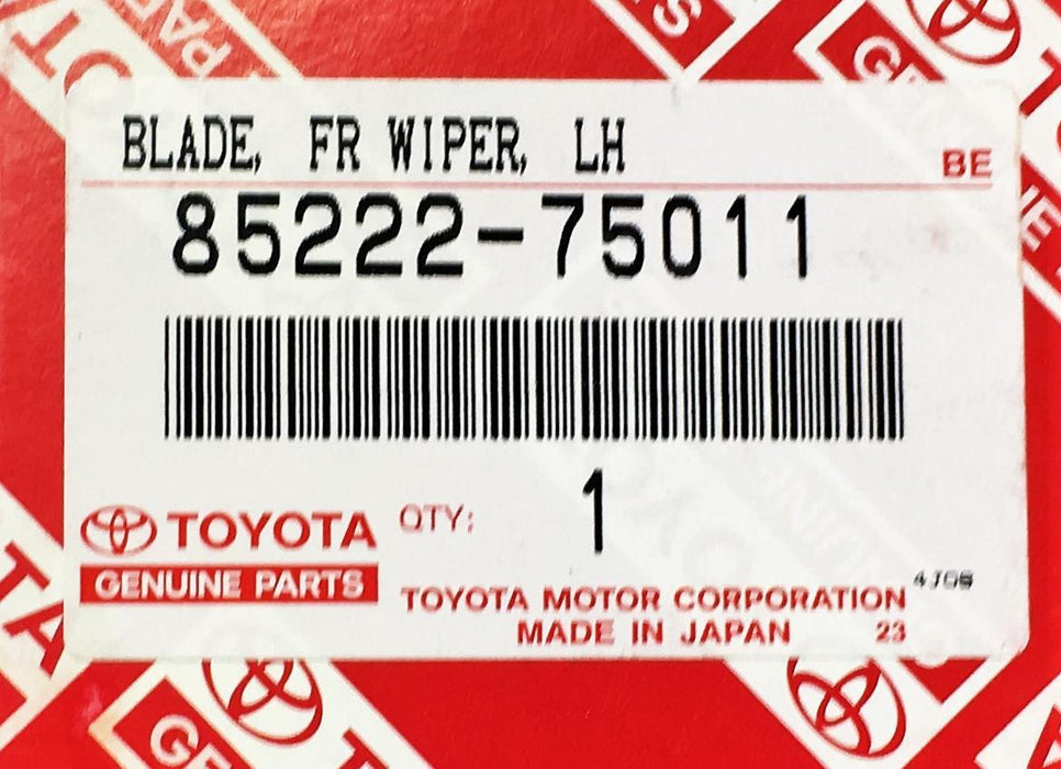 Toyota Front Left 650mm Windshield Wiper Blade 85222-75011 NOS