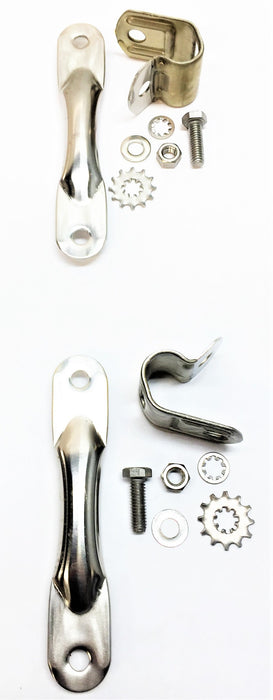 VELVAC Chrome Auxiliary Mirror Bracket 7230575 [Lot of 2] NOS