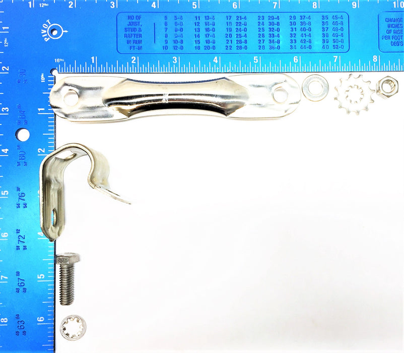 VELVAC Chrome Auxiliary Mirror Bracket 7230575 [Lot of 2] NOS