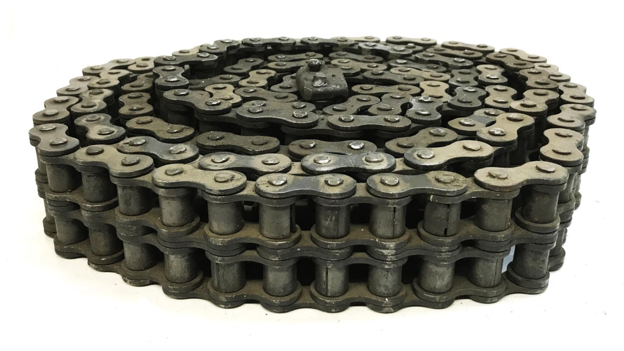 Unbranded Double Strand Roller Chain, 14 foot Length, 80-2 USED