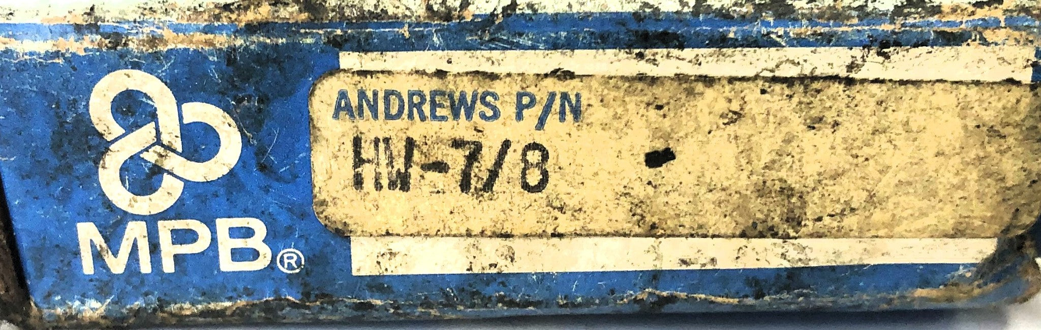 MPB Andrew's Co Thrust Ball Bearing HW-7/8 NOS