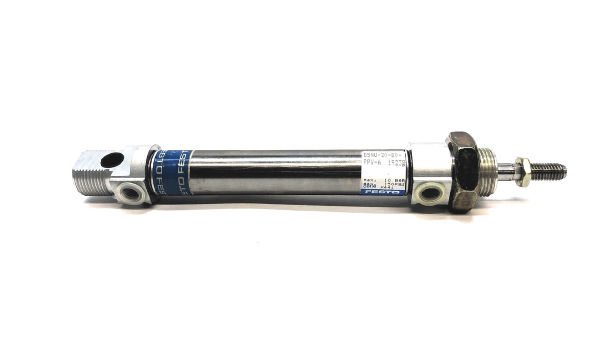 Festo 10 Bar / 150 PSI Pmax Pneumatic Cylinder DSNU-20-80-PPV-A NOS