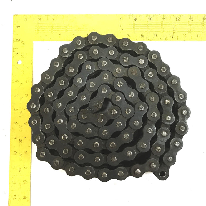 Unbranded Double Strand Roller Chain, 7 foot Length, 80-2 USED