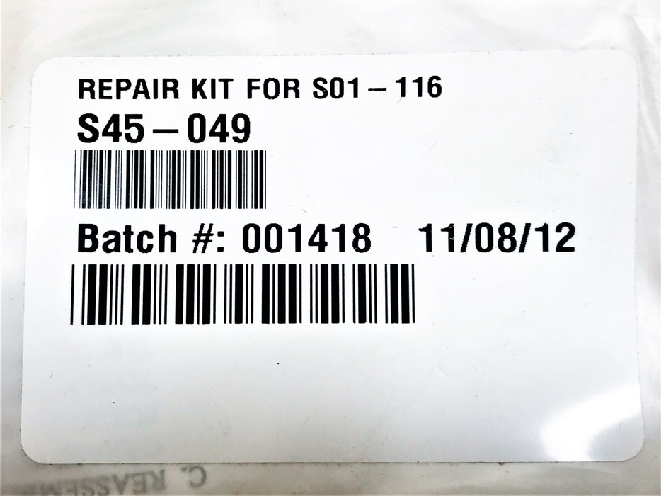 Bradley Thermal Valve Repair Kit S45-049 NOS