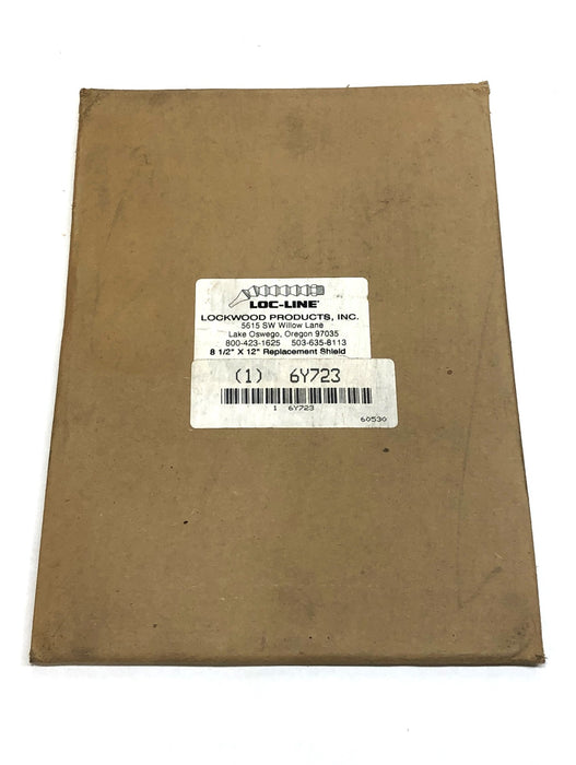 Loc-Line 8-1/2" X 12" Polycarbonate Replacement Shield 60530 [Lot of 2] NOS