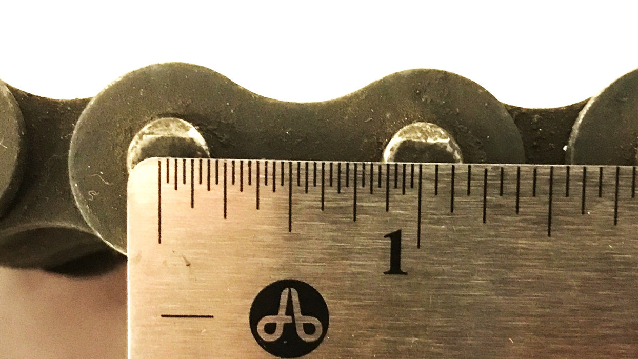 Unbranded Double Strand Roller Chain, 7 foot Length, 80-2 USED