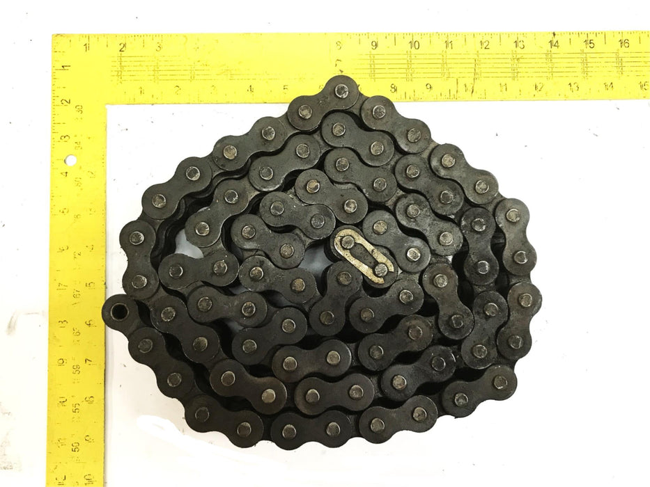 Unbranded Double Strand Roller Chain, 6 foot Length, 80-2 USED