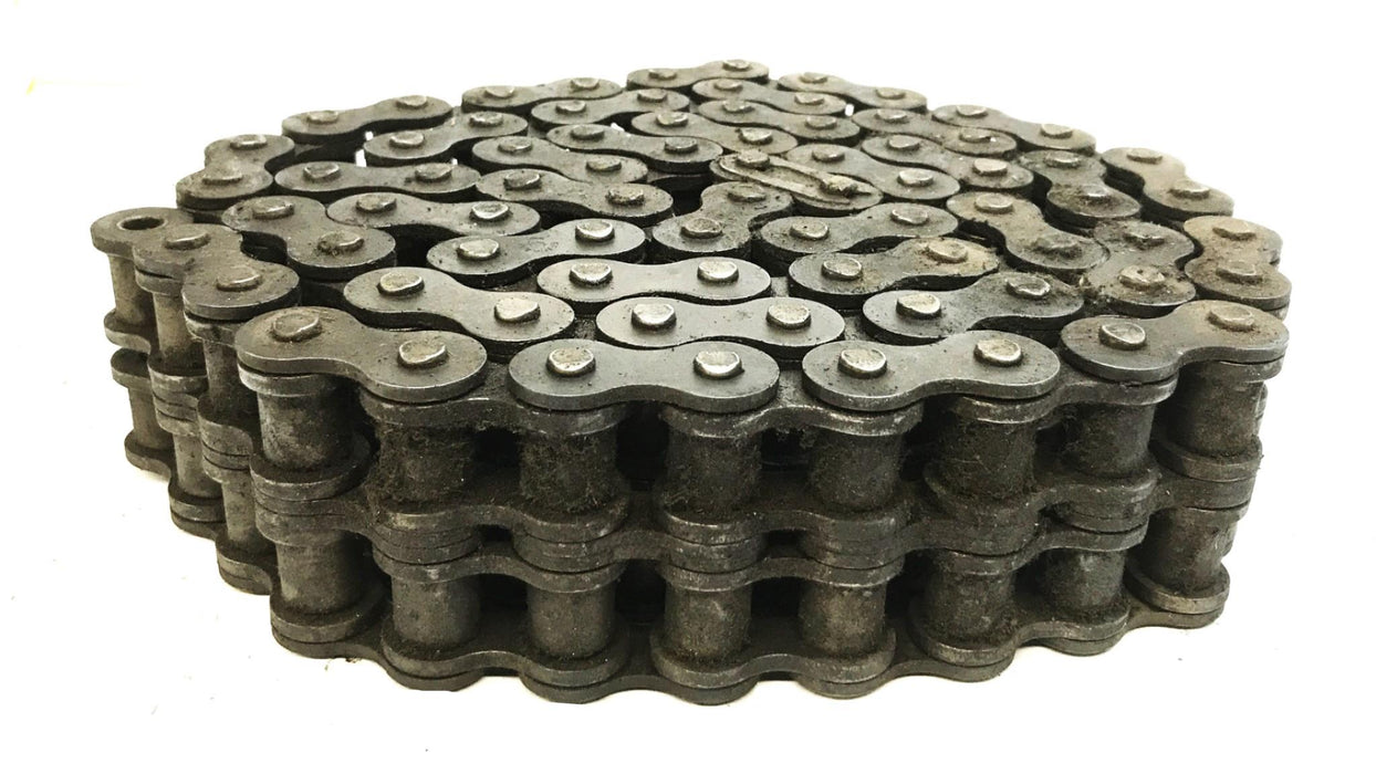 Unbranded Double Strand Roller Chain, 6 foot Length, 80-2 USED