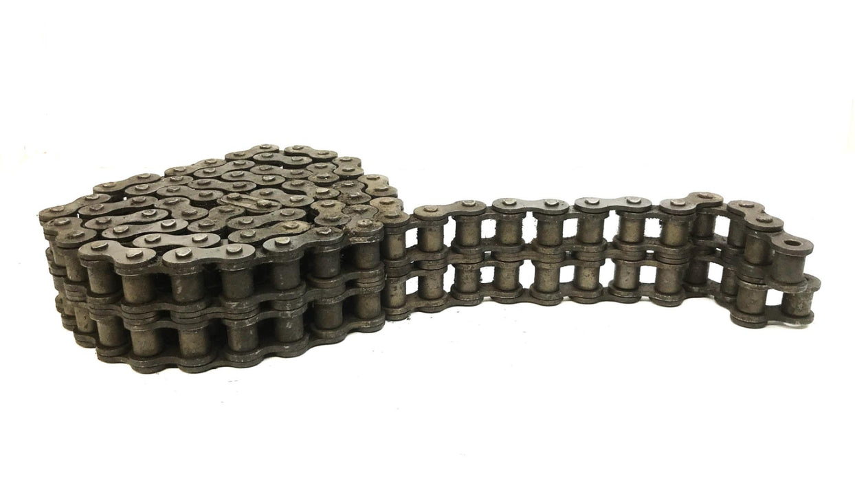 Unbranded Double Strand Roller Chain, 6 foot Length, 80-2 USED