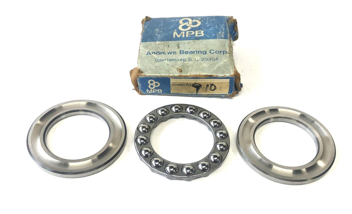 MPB Andrew's Co Thrust Ball Bearing 910 NOS