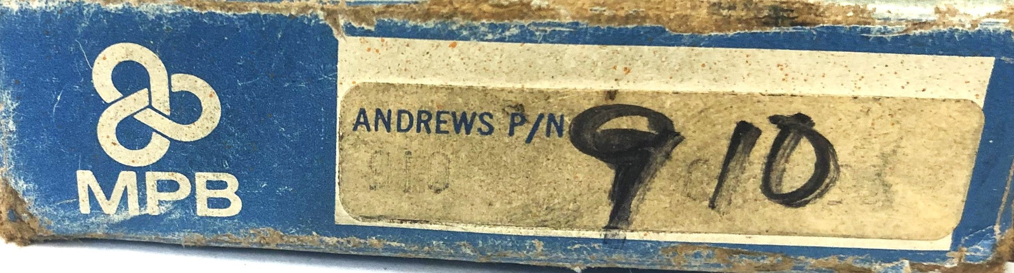 MPB Andrew's Co Thrust Ball Bearing 910 NOS