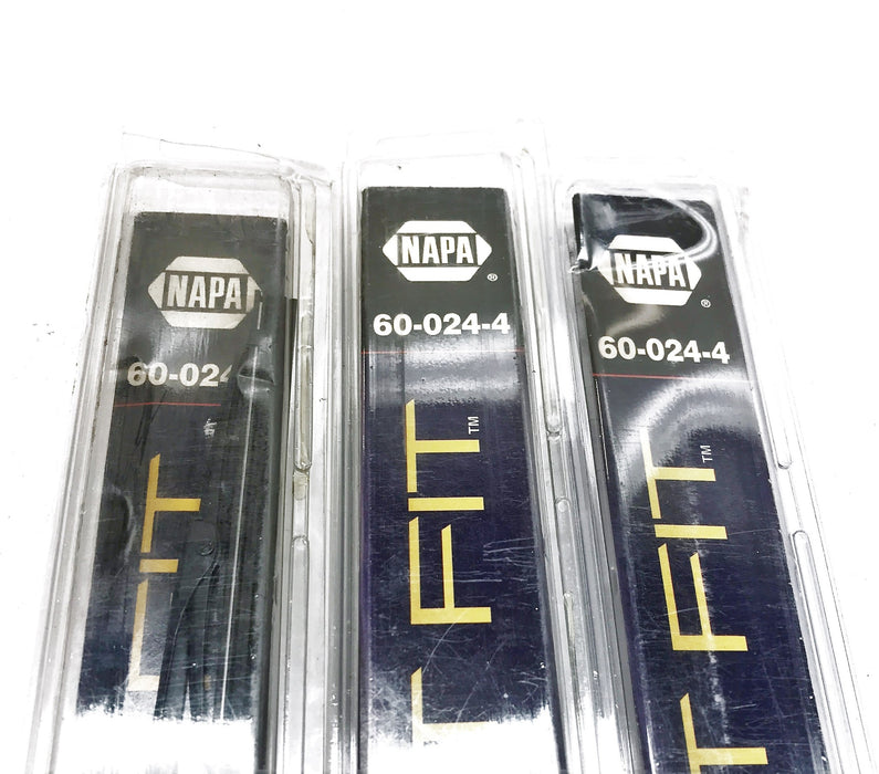 NAPA "Exact Fit" Windshield Wiper Blade 60-024-4 [Lot of 3] NOS