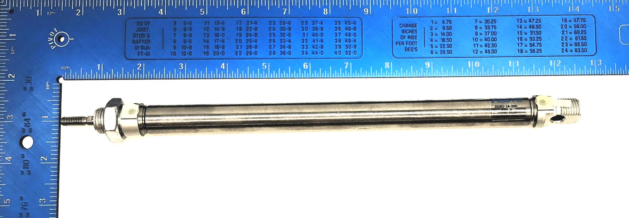 Festo 10 Bar Pmax Pneumatic Cylinder DSNU-16-200-PPV-A (19235) NOS