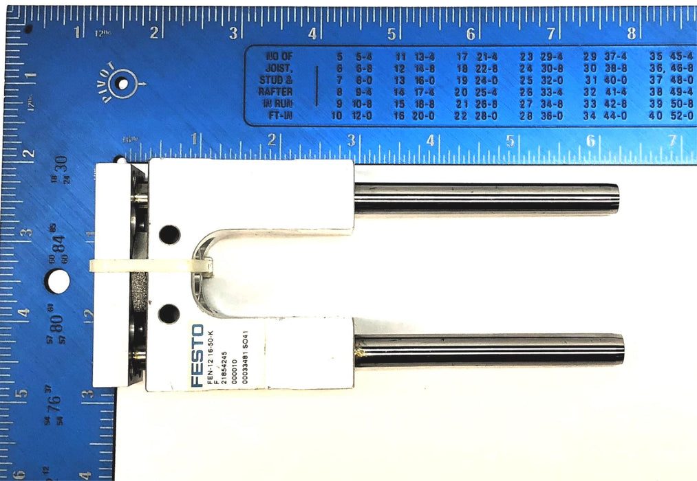 Festo Guided Pneumatic Cylinder Fen-12/16-50-KF NOS