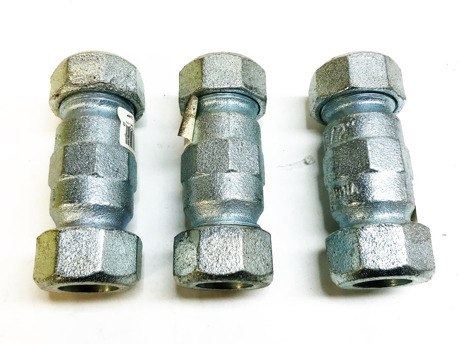 Jones Stephens 1/2" x 4" Galvanized Compression Coupling C11-050 [Lot of 3] NOS