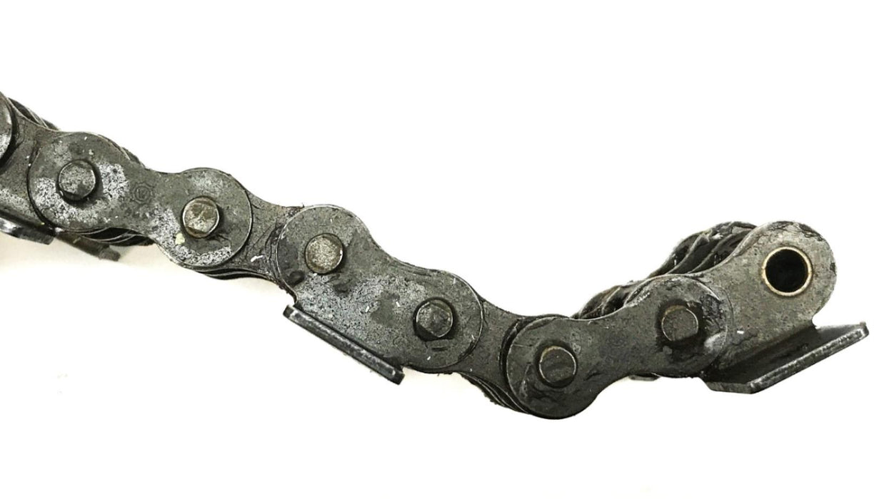 Unbranded Double-Strand Roller Chain with K1 Attachments, 8 feet, 60-2K1 NOS