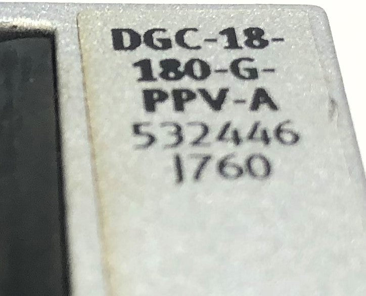 Festo Rodless Pneumatic Cylinder (Missing Manual) DGC-18-180-G-PPV-A NOS