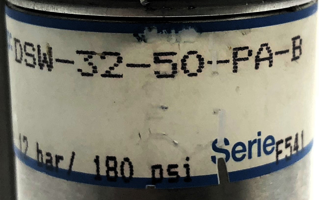 Festo 12 Bar / 180 PSI Pmax Pneumatic Cylinder DSW-32-50-P-A-B NOS