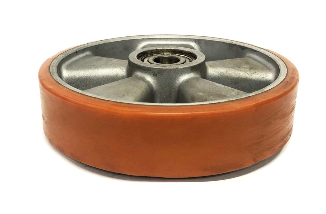 Mutliton 8 Inch Caster Wheel 0.78 Inch Bore USED