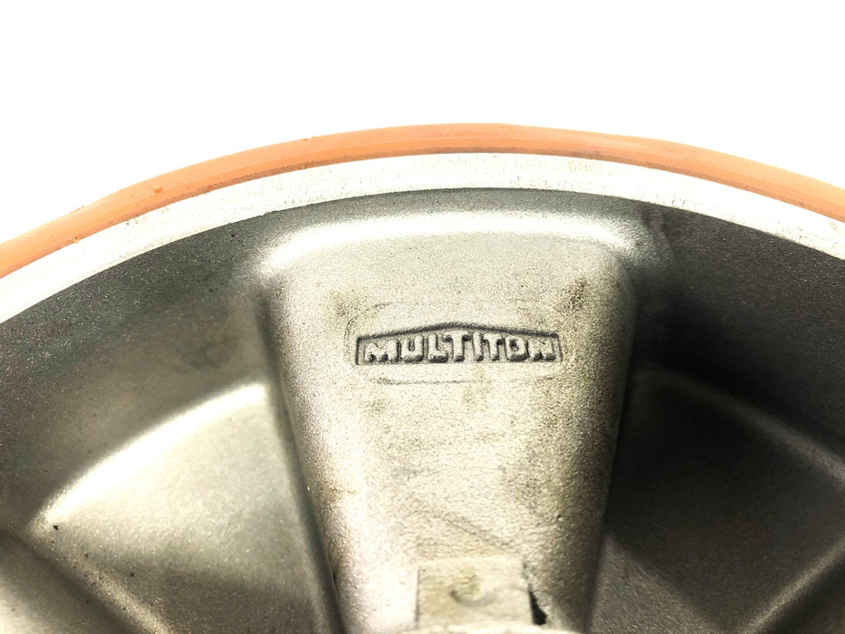 Mutliton 8 Inch Caster Wheel 0.78 Inch Bore USED