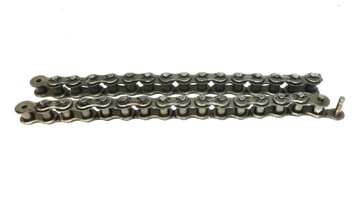 Diamond 1-3/4 inch Single Strand Roller Chain, 56 inches, 140-1 USED