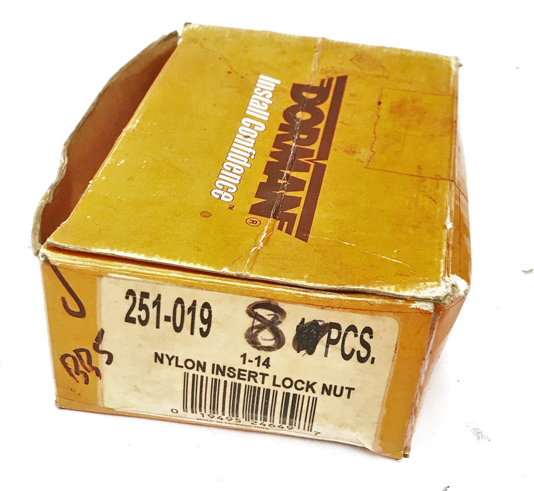 Dorman Multi-Purpose Nylon Hex Nut 251-019 [Lot of 8] NOS