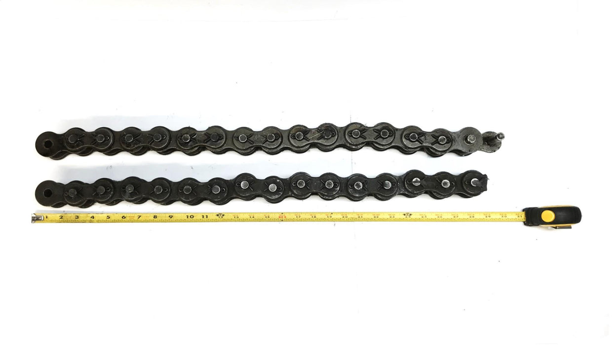 Diamond 1-3/4 inch Single Strand Roller Chain, 56 inches, 140-1 USED