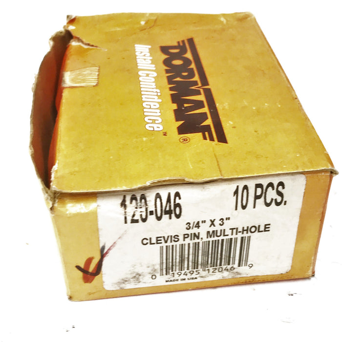 Dorman 3/4"-3" Multi Hole Clevis Pin 120-046 [Lot of 9] NOS