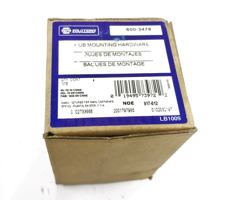 NAPA Hub & Bearing Mounting Bolt Set 600-3478 NOS