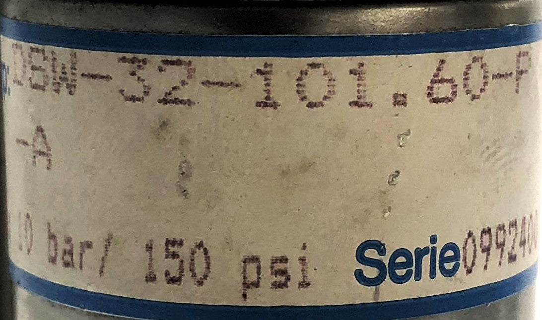 Festo 10 Bar / 150 PSI Pneumatic Cylinder DSW-32-101.60-P-A USED