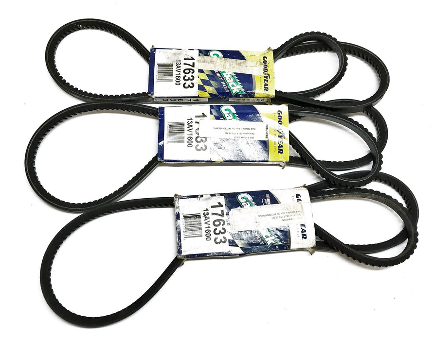 Goodyear "Gatorback" Cogged V-Belt 17633 [Lot of 3] NOS