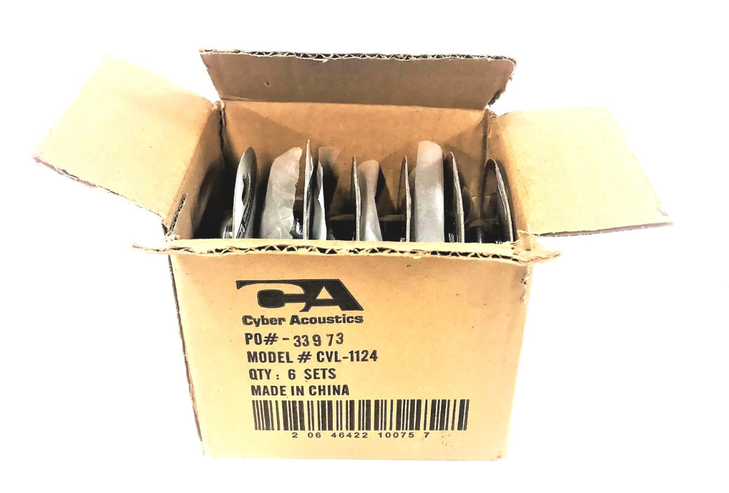 CYBER ACOUSTICS COMPUTER MONITOR MICROPHONE CVL-1124 [LOT OF 6] NOS