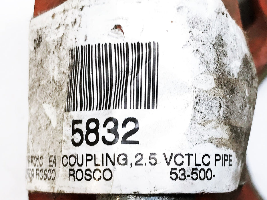 Compatible with Victaulic/Rosco 2-1/2" /73-75 Pipe Coupling 5832 NOS