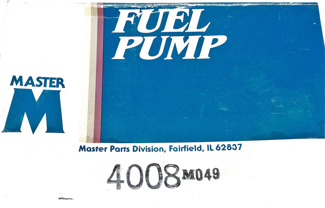 Master Fuel Pump 4008 NOS