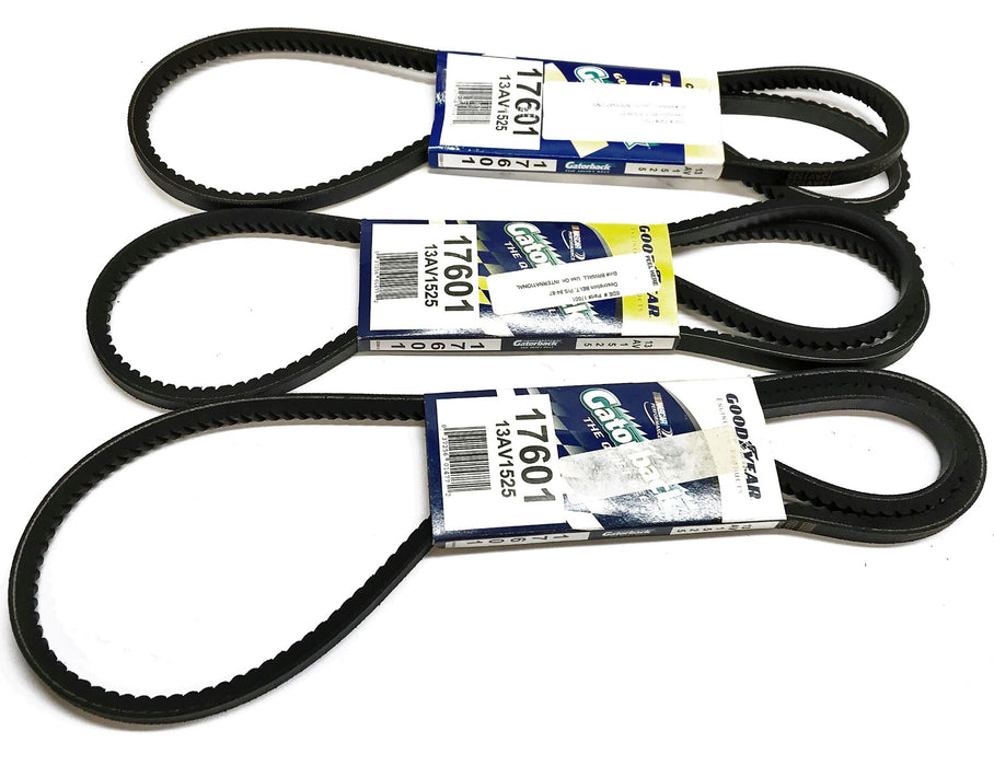 Goodyear "Gatorback" Cogged V-Belt 17601 [Lot of 3] NOS