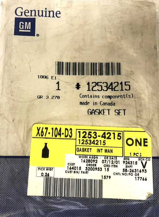 General Motors GM Intake Manifold Gasket 24576382 NOS