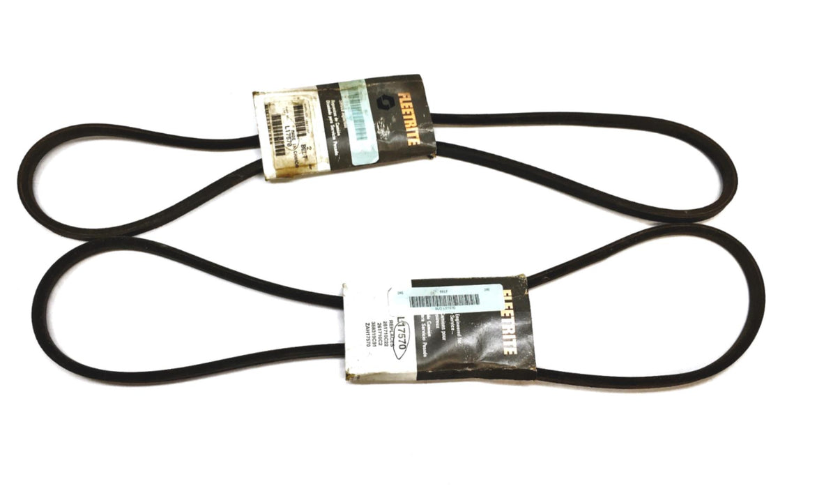 Fleetrite Serpentine Belt L17570 [Lot of 2] NOS