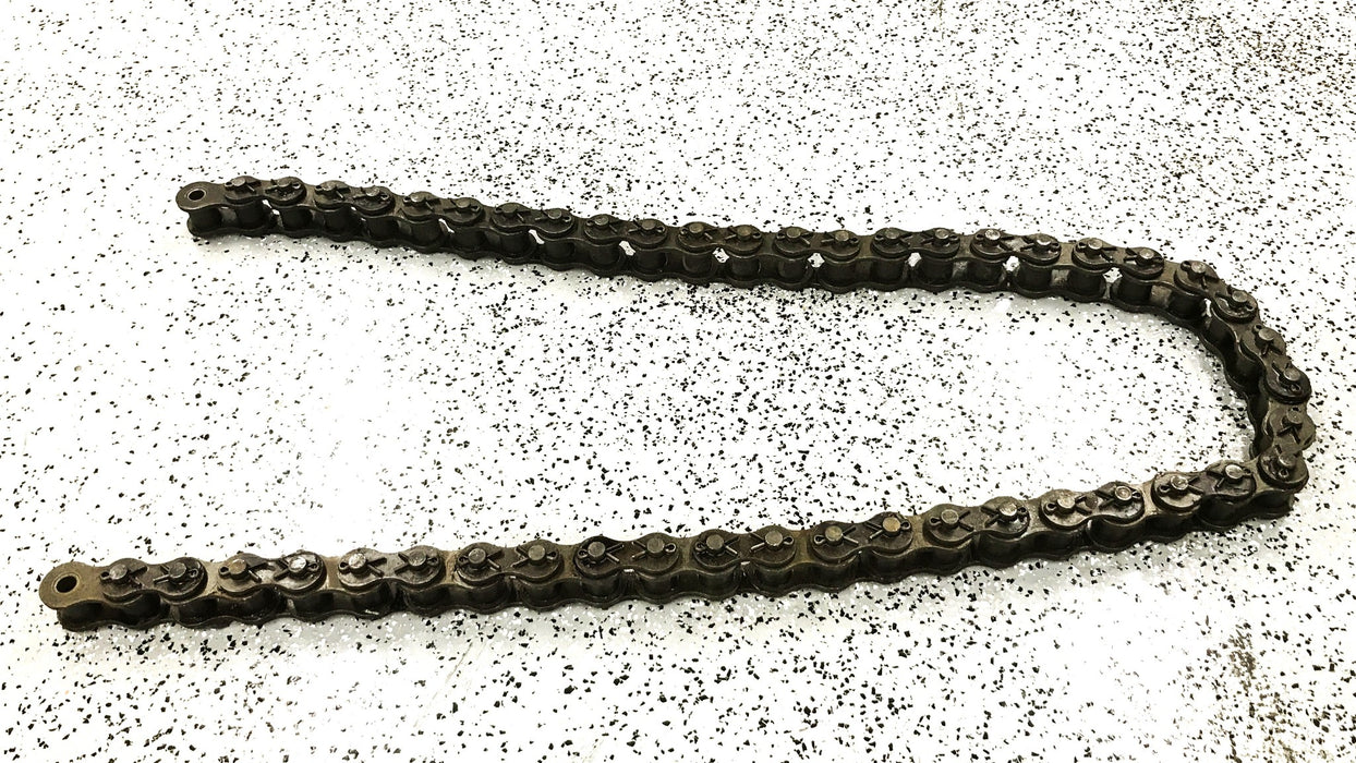 Diamond 2-1/2 Pitch Single Strand Cot Roller Chain, 10 Feet, 200C-1 NOS