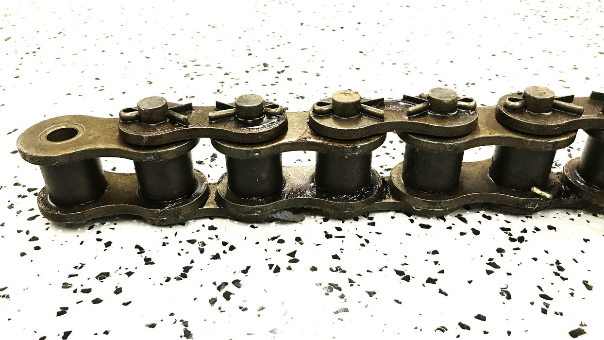 Diamond 2-1/2 Pitch Single Strand Cot Roller Chain, 10 Feet, 200C-1 NOS