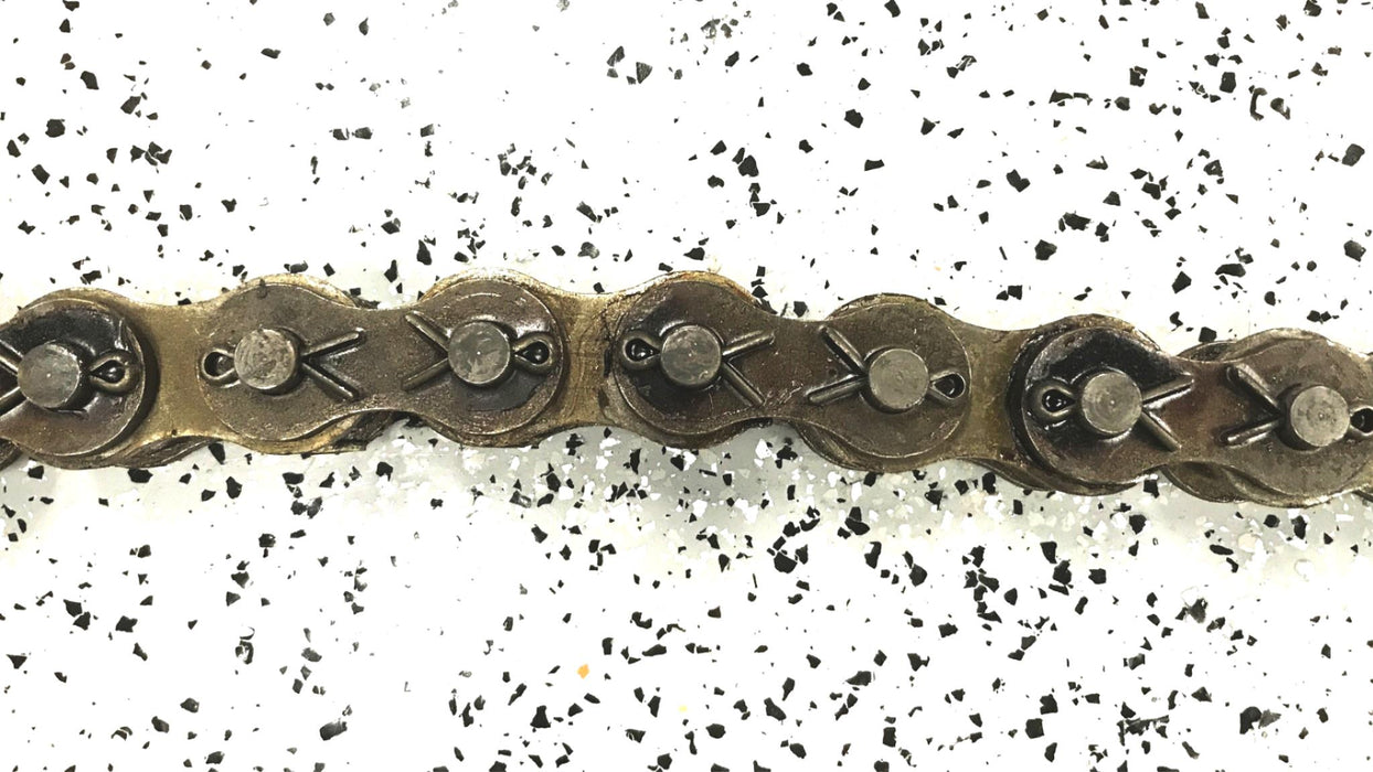 Diamond 2-1/2 Pitch Single Strand Cot Roller Chain, 10 Feet, 200C-1 NOS