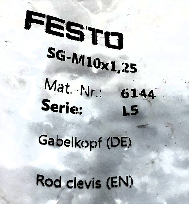 Festo Rod Clevis SG-M10x1,25 [Lot of 3] NOS