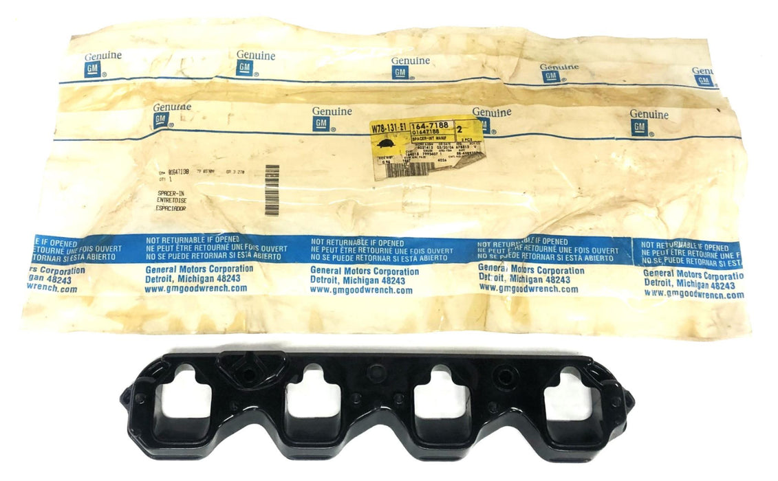 General Motors GM Intake Manifold Spacer Gasket 1647188 NOS