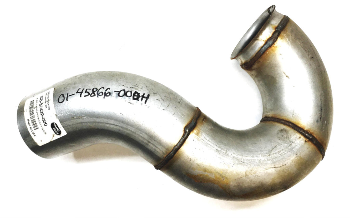 Grand Rock CO 4 Inch ALZ 3 Bend Pipe With Flare GB-37432-000 (01-45866-000H) NOS