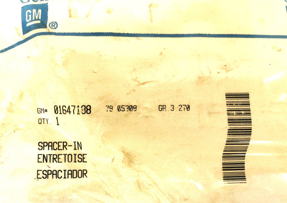 General Motors GM Intake Manifold Spacer Gasket 1647188 NOS