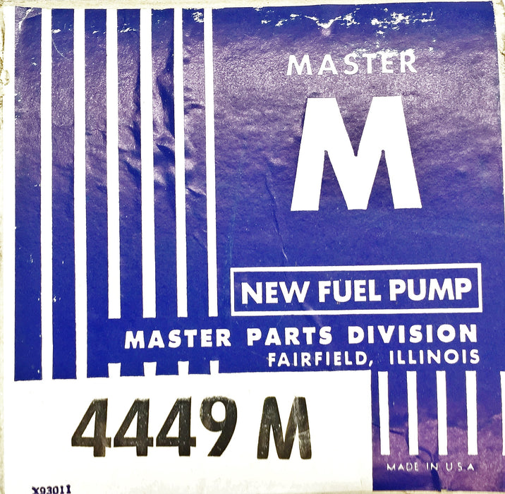 Master Fuel Pump 4449M NOS