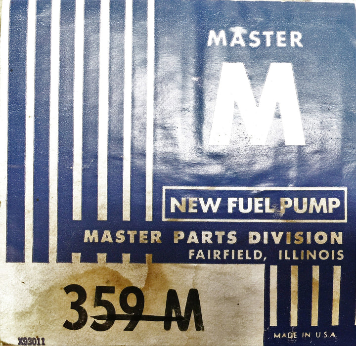 Master Fuel Pump 359M NOS