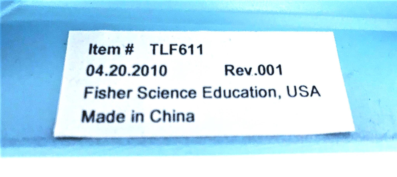 FISHER SCIENCE EDUCATION TRIPLE BEAM BALANCE 610g TLF611 USED