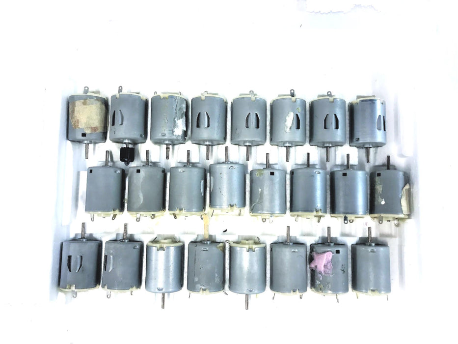 MABUCHI CARBON BRUSH MOTOR FOR DIY VEHICLES RE-280RA-2865 [LOT OF 24] USED