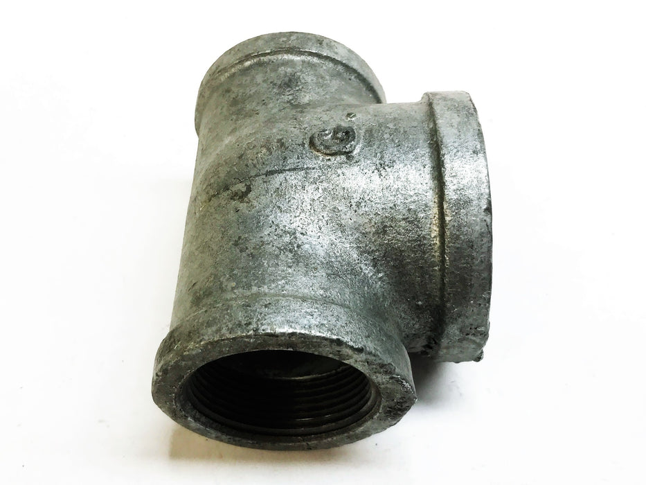 Unbranded Galvanized 1-3/4" x 2-1/4" x 1-3/4" Tee Coupling [Lot of 2] NOS