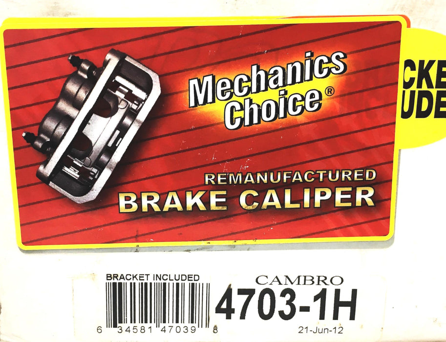 Mechanic's Choice Cambro Brake Caliper 4703-1H REMANUFACTURED